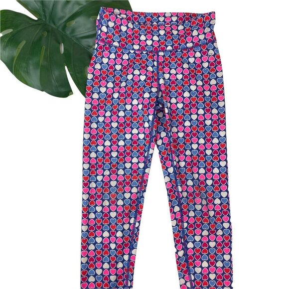 GapFit Girls Heart Print Leggings - Picture 3 of 9